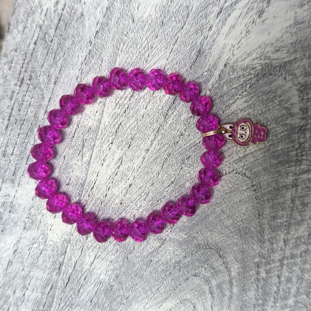 🩷 Labubu Charm Beaded Bracelet